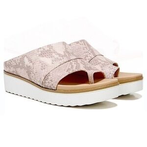 Dr. Scholl’s Sand Dollar Snake Print Morris Platform Sandal